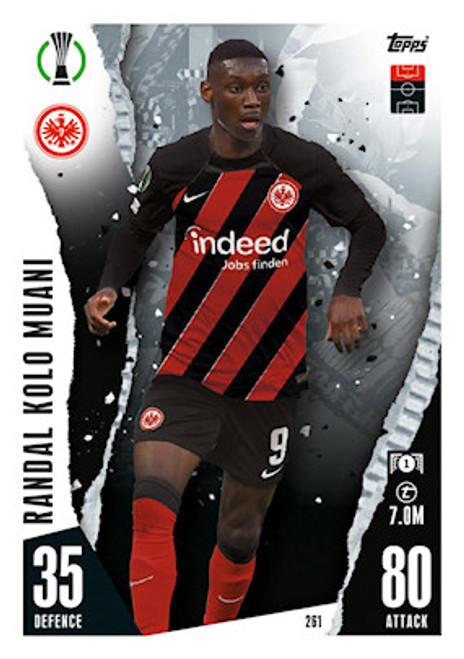 #261 Randal Kolo Muani (Eintracht Frankfurt) Match Attax Champions League 2023/24