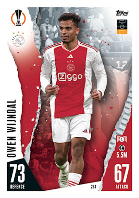 #264 Owen Wijndal (Ajax) - Topps Match Attax 2023/24