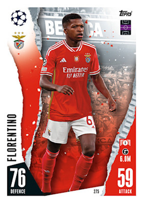 #275 Florentino (SL Benfica) Match Attax Champions League 2023/24