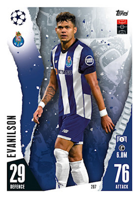 #287 Evanilson (FC Porto) Match Attax Champions League 2023/24