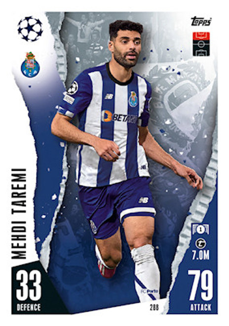 #288 Mehdi Taremi (FC Porto) Match Attax Champions League 2023/24