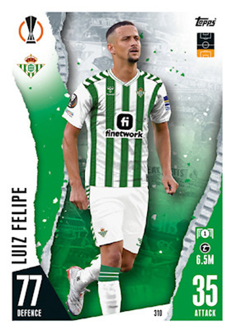 #310 Luiz Felipe (Real Betis) - Topps Match Attax 2023/24