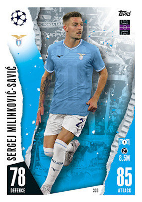 #330 Sergej Milinkovic-Savic (SS Lazio) Match Attax Champions League 2023/24