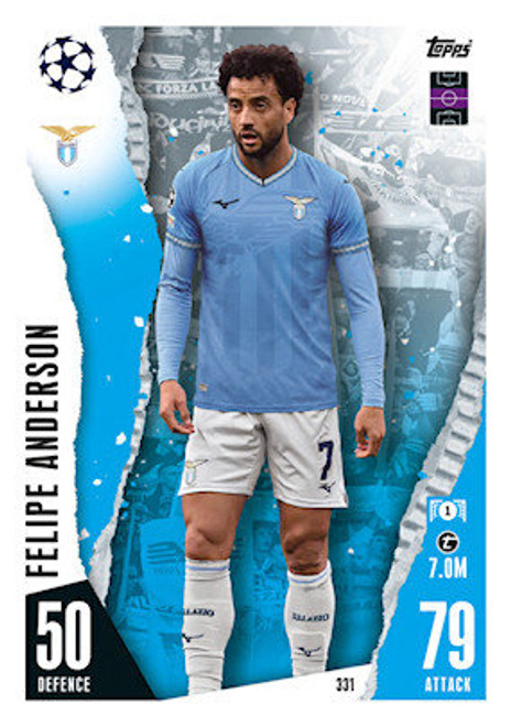 #331 Felipe Anderson (Lazio) - Topps Match Attax 2023/24