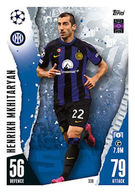 #338 Henrikh Mkhitaryan (FC Internazionale Milano) Match Attax Champions League 2023/24