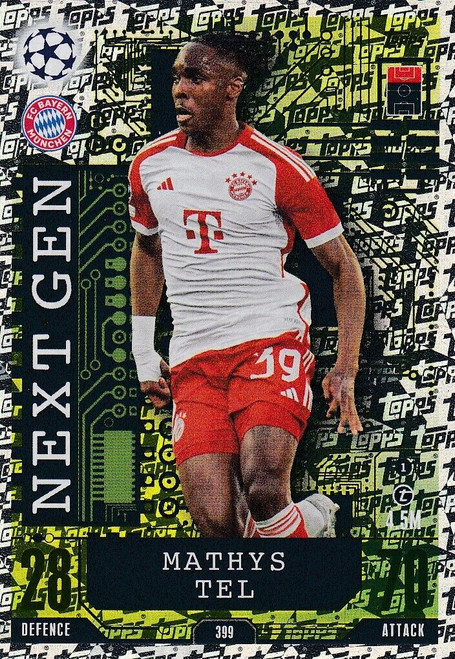 NS40 Mathys Tel (FC Bayern Munchen) Match Attax Champions