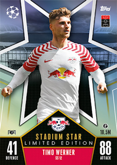 #SS12 Timo Werner (RB Leipzig ) Match Attax Champions League 2023/24 STADIUM STAR