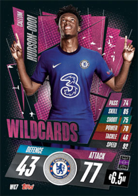 WC007 - Callum Hudson-Odoi (Chelsea) - WILDCARDS - Topps Match Attax 2020/21