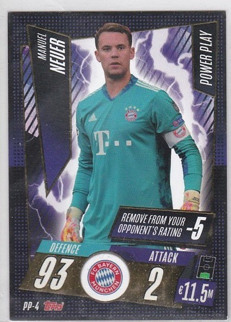 PP-004 - Manuel Neuer (Bayern Münich) - POWER PLAY - Topps Match Attax 2020/21