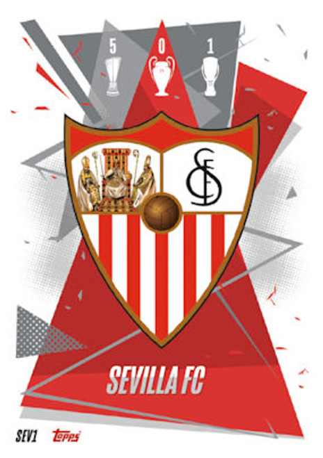 #SEV1 Team Badge (Sevilla FC) Match Attax 2020/21 SPANISH EXCLUSIVE RELEASE