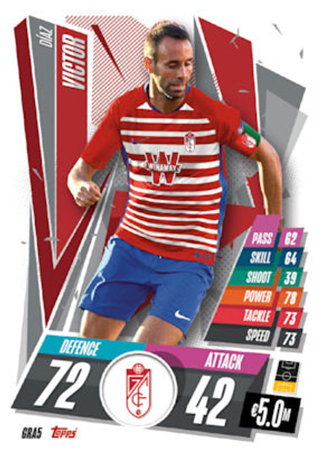 #GRA5 Díaz Victor (Granada CF) Match Attax 2020/21 SPANISH EXCLUSIVE RELEASE