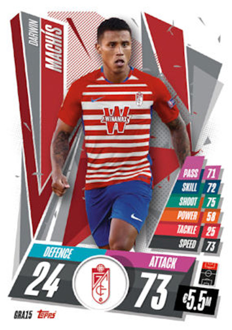 #GRA15 Darwin Machís (Granada CF) Match Attax 2020/21 SPANISH EXCLUSIVE RELEASE