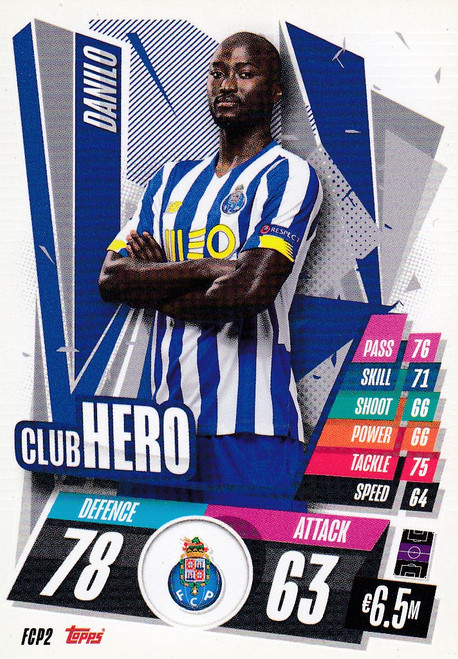 #FCP2 Danilo (FC Porto) Match Attax 2020/21 PORTUGAL EXCLUSIVE RELEASE