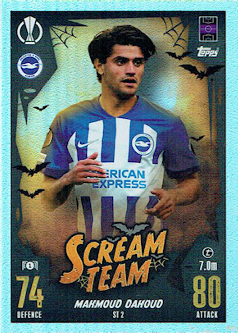 ST002 - Mahmoud Dahoud (Brighton & Hove Albion) - SCREAM TEAM (UPDATE CARD) - Topps Match Attax 2023/24