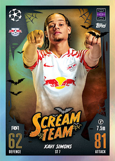 ST007 - Xavi Simons (RB Leipzig) - SCREAM TEAM (UPDATE CARD) - Topps Match Attax 2023/24 ST007 - Xavi Simons (RB Leipzig) - SCREAM TEAM (UPDATE CARD) - Topps Match Attax 2023/24
