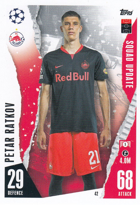 #42 Petar Ratkov (FC Salzburg) Match Attax EXTRA Champions League 2023/24