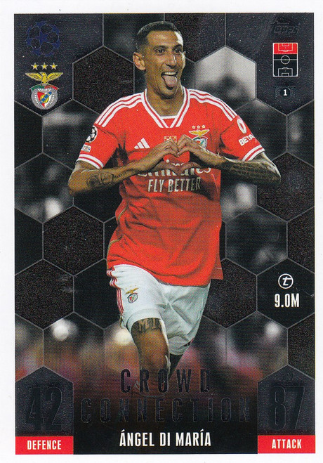 #247 Ángel Di Maria (SL Benfica) Match Attax EXTRA Champions League 2023/24 CROWD CONNECTION