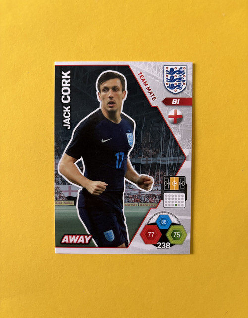 #061 Jack Cork (Away) Panini Adrenalyn XL England 2018