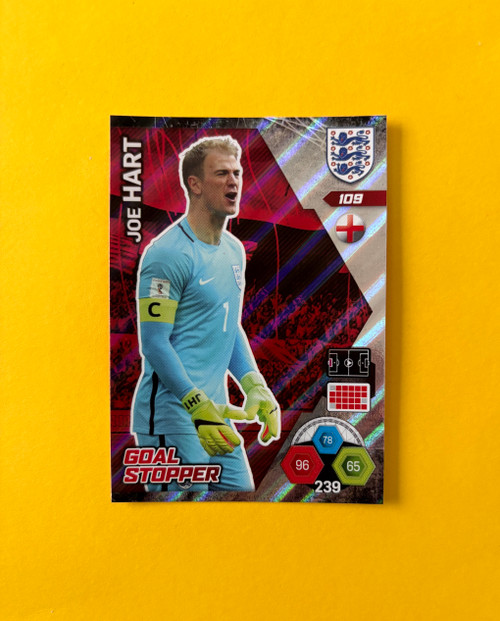 #109 Joe Hart (Goal Stopper) Panini Adrenalyn XL England 2018