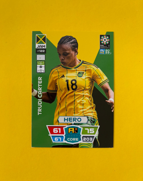#122 Trudi Carter (Jamaica) Panini Adrenalyn XL Women's World Cup 2023