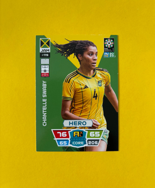 #119 Chantelle Swaby (Jamaica) Panini Adrenalyn XL Women's World Cup 2023