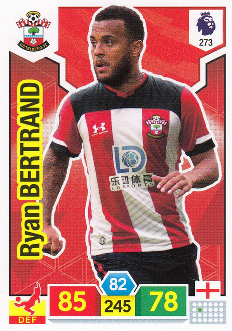 #273 Ryan Bertrand (Southampton) Adrenalyn XL Premier League 2019/20