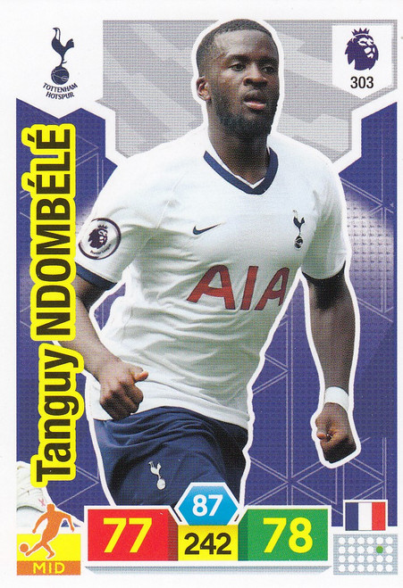 #303 Tanguy Ndombele (Tottenham Hotspur) Adrenalyn XL Premier League 2019/20