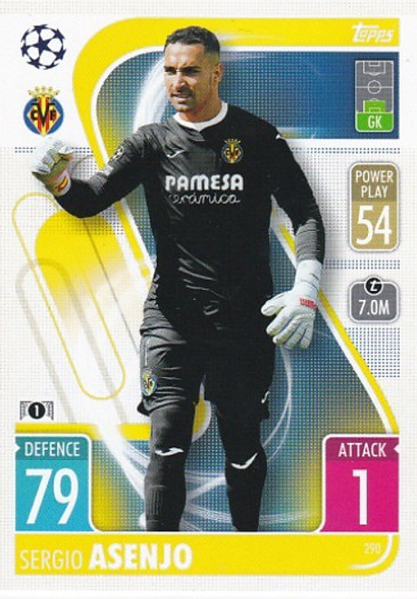 #290 Sergio Asenjo (Villarreal) - Topps Match Attax 2021/22