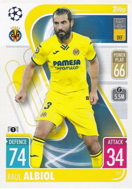 #292 Raul Albiol (Villarreal) - Topps Match Attax 2021/22