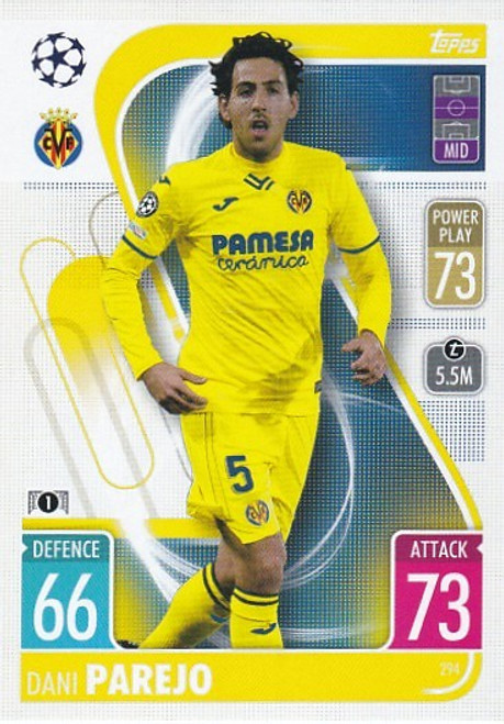 #294 Dani Parejo (Villarreal) - Topps Match Attax 2021/22