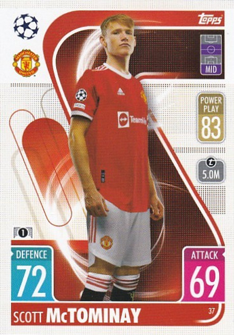 #037 Scott McTominay (Manchester United) - Topps Match Attax 2021/22