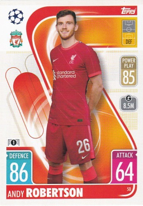 #050 Andy Robertson (Liverpool) - Topps Match Attax 2021/22