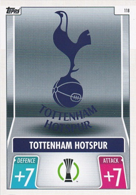 #118 Club Badge (Tottenham) - Topps Match Attax 2021/22
