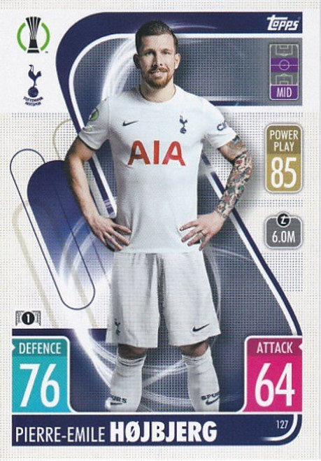#127 Pierre-Emile Hojbjerg (Tottenham) - Topps Match Attax 2021/22