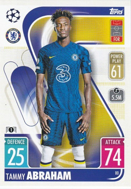 #080 Tammy Abraham (Chelsea) - Topps Match Attax 2021/22
