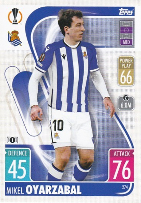 #274 Mikel Oyarzabal (Real Sociedad) - Topps Match Attax 2021/22