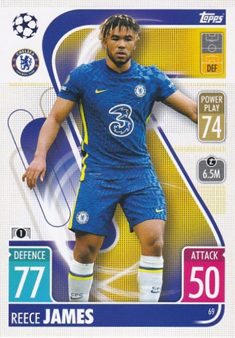 #069 Reece James (Chelsea) - Topps Match Attax 2021/22