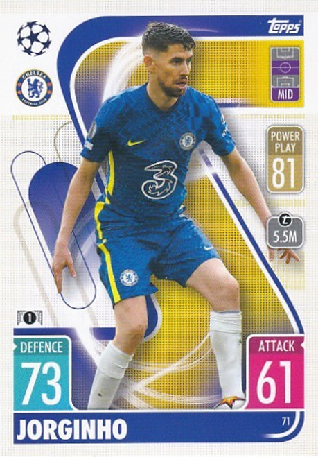 #071 Jorginho (Chelsea) - Topps Match Attax 2021/22