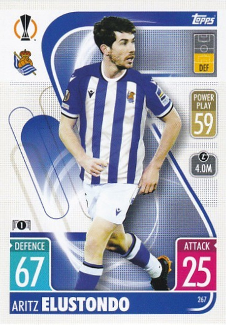 #267 Aritz Elustondo (Real Sociedad) - Topps Match Attax 2021/22