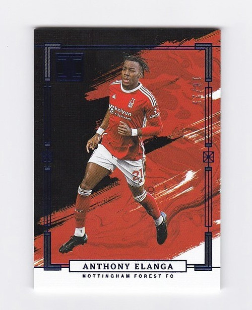 #119 Anthony Elanga (Nottingham Forest) - SAPPHIRE PARALLEL 16/25 - Panini Impeccable Premier League 2023/24