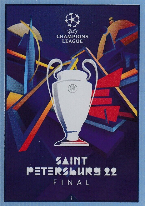 #1 - Saint Petersburg 22 Final (Champions League) - 2021/22 FINALS COLLECTOR CARDS - Topps Match Attax Extra 2021/22