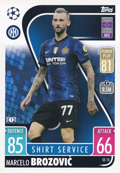 SS013 - Marcelo Brozovic (Inter Milan) - SHIRT SERVICE - Topps Match Attax Extra 2021/22