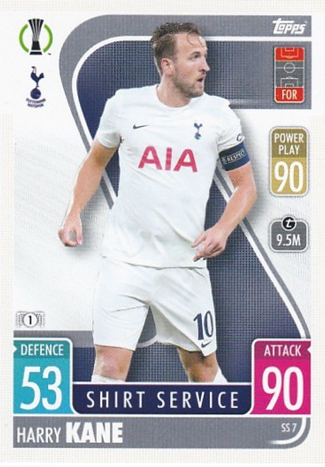 SS007 - Harry Kane (Tottenham) - SHIRT SERVICE - Topps Match Attax Extra 2021/22