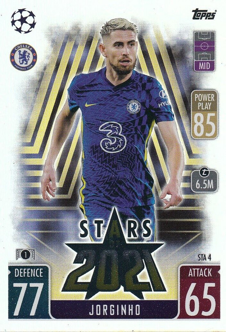 STA004 - Jorginho (Chelsea) - STARS OF 2021 - Topps Match Attax Extra 2021/22