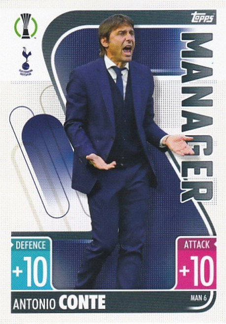 MAN006 - Antonio Conte (Tottenham) - MANAGER - Topps Match Attax Extra 2021/22