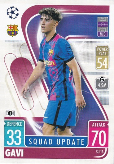 025 Gavi (Barcelona) - Topps Chrome UEFA Champions League