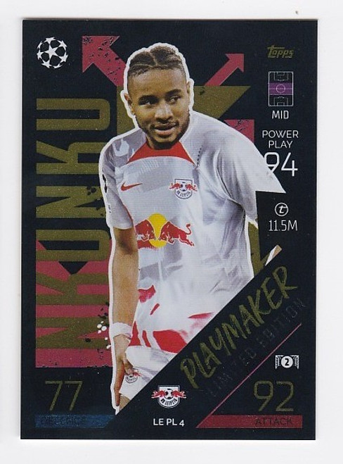 LEPL4 - Christopher Nkunku (RB Leipzig) - PLAYMAKER LIMITED EDITION - Topps Match Attax 2022/23
