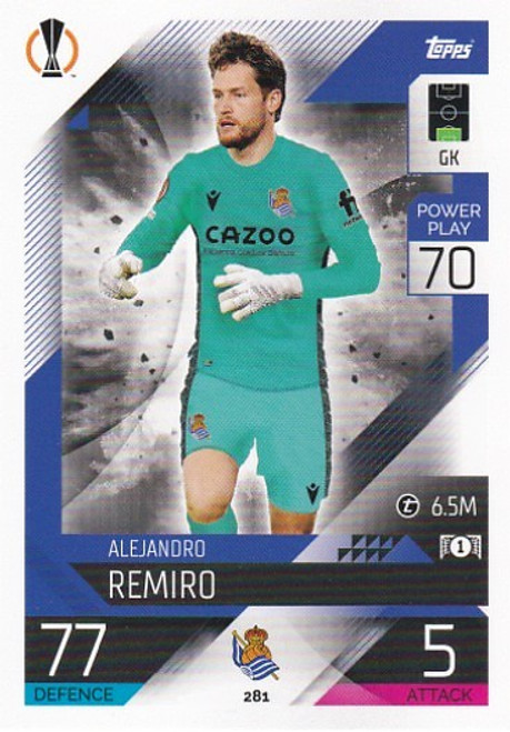 #281 Alejandro Remiro (Real Sociedad) - Topps Match Attax 2022/23