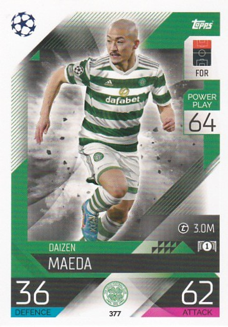 #377 Daizen Maeda (Celtic) - Topps Match Attax 2022/23
