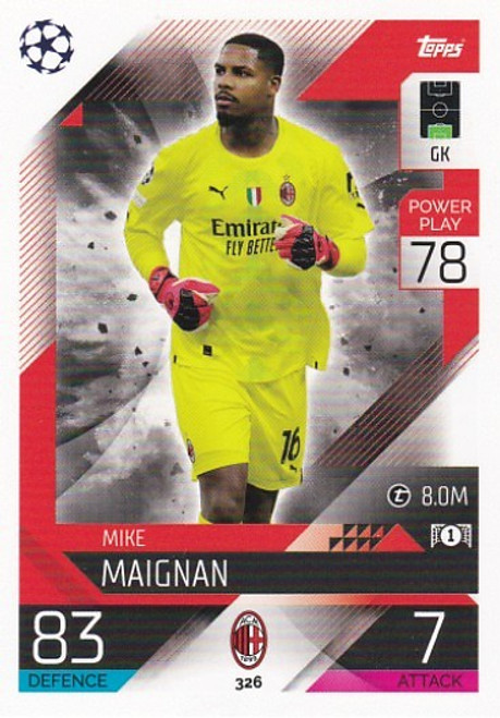 #326 Mike Maignan (AC Milan) - Topps Match Attax 2022/23